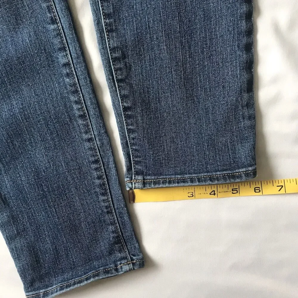 Old Navy Maternity Jeans Dark Wash Stretch Full Panel Skinny SZ 6 Distressed 30”